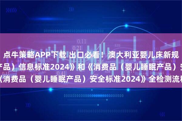 点牛策略APP下载 出口必看！澳大利亚婴儿床新规2024《消费品（婴儿产品）信息标准2024》和《消费品（婴儿睡眠产品）安全标准2024》全检测流程